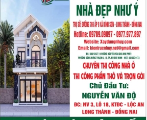 Thi công nhà phố - Anh Độ - Đồng Nai