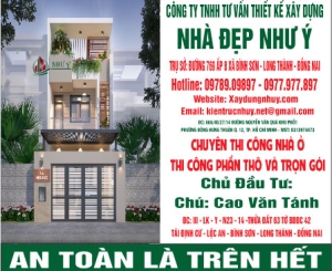 Thi công nhà phố - Chú Tánh - Đồng Nai