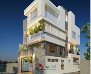 THIẾT KẾ BIỆT THỰ CHỊ HOA-QUẬN 7